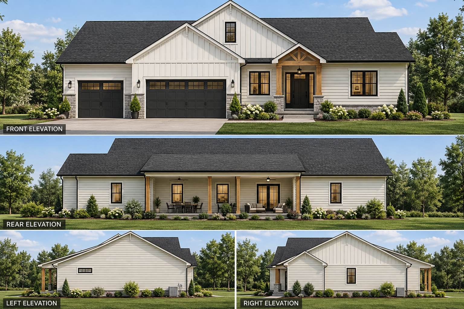 The Lewis front elevation conceptual rendering